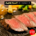 フードサヤカ 大田原産 黒毛和牛ローストビーフ 250g ｜ 栃木県産品 大田原市 フードサヤカ 国産 国産牛 牛肉 サラダ お寿司 丼 どんぶり 銘牛の里 とちぎの肉の産地 ギフト 贈答 贈り物 お祝…