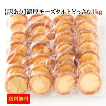 リピーター続出！訳あり＜濃厚チーズタルトどっさり1kg＞ 送料無料 常温保存可 冷やしても美味しい 便利な個包装 北海道原料を贅沢に使用 おやつ スイーツ パーティ お裾分け