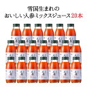 商品詳細 商品名雪国生まれのおいしい人参ミックスジュース 内容量200ml×20本 原材料にんじん、りんご、レモン、梅エキス 栄養成分表示（100gあたり）熱量：38kcal、たんぱく質：0.4g、脂質：0g、炭水化物：9.2g、食塩相当量...