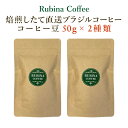 Rubina Coffee 焙煎したて ブラジルコーヒー 2種お試しセット ｜ 栃木県 佐野市