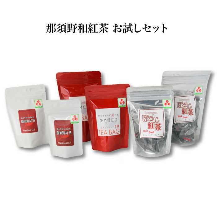 1000円ポッキリ 送料無料 とちぎ生まれの和紅茶 那須野和紅茶 お試しセット ｜ 栃木県産品 那須烏山市のサムネイル