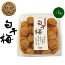 紀州産 白干梅 ボンカップ 1kg ｜ 和歌山県 日高郡みなべ町 マルヤマ食品 紀州梅干 認定品 特選 天日乾燥 梅の本場 南高梅 すっぱい梅干し 塩のみ 昔ながら 無添加 FN04E