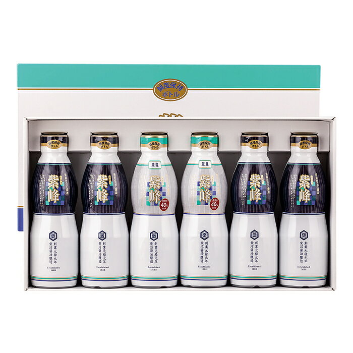 【ポイント10倍】81-04 柴沼醤油醸造 フレッシュボトル紫峰450ml 6本入り贈答品 FA20 | 2025年お歳暮 ギフト(4)