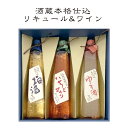 酒蔵本格仕込 リキュール & ワイン セット 500ml 3本｜飲み比べ セット いちごワイン 梅酒 ゆず酒 地酒 ギフト 島崎酒造 地酒 栃木県産品 那須烏山市