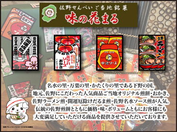 さのまるも大好き ラーメン煎！ご当地せんべい＜「佐野ラーメン煎」10枚入×2袋セット＞ （栃木県産品　佐野市）