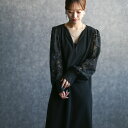 any day エニーデイ ワンピース ロングワンピース ワンピ レディース シアージャガードスリーブIラインワンピース ドレス デート パーティー フォーマル 婚活 お呼ばれ 二次会 20代 30代 40代 50代 送料無料