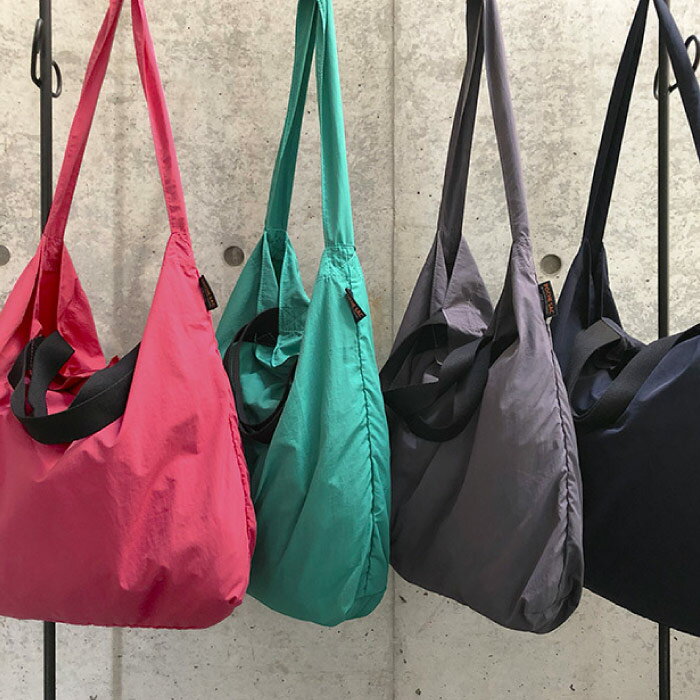 【SALE】【POCHE SAC】エコバッグ ショルダーバッグ 2Way おしゃれ エコ シンプル 折りたたみ コンパクト 軽量 マチ広 おしゃれ かわいい 旅行 ショッピング [M便 1/1] 【メール便1点まで】