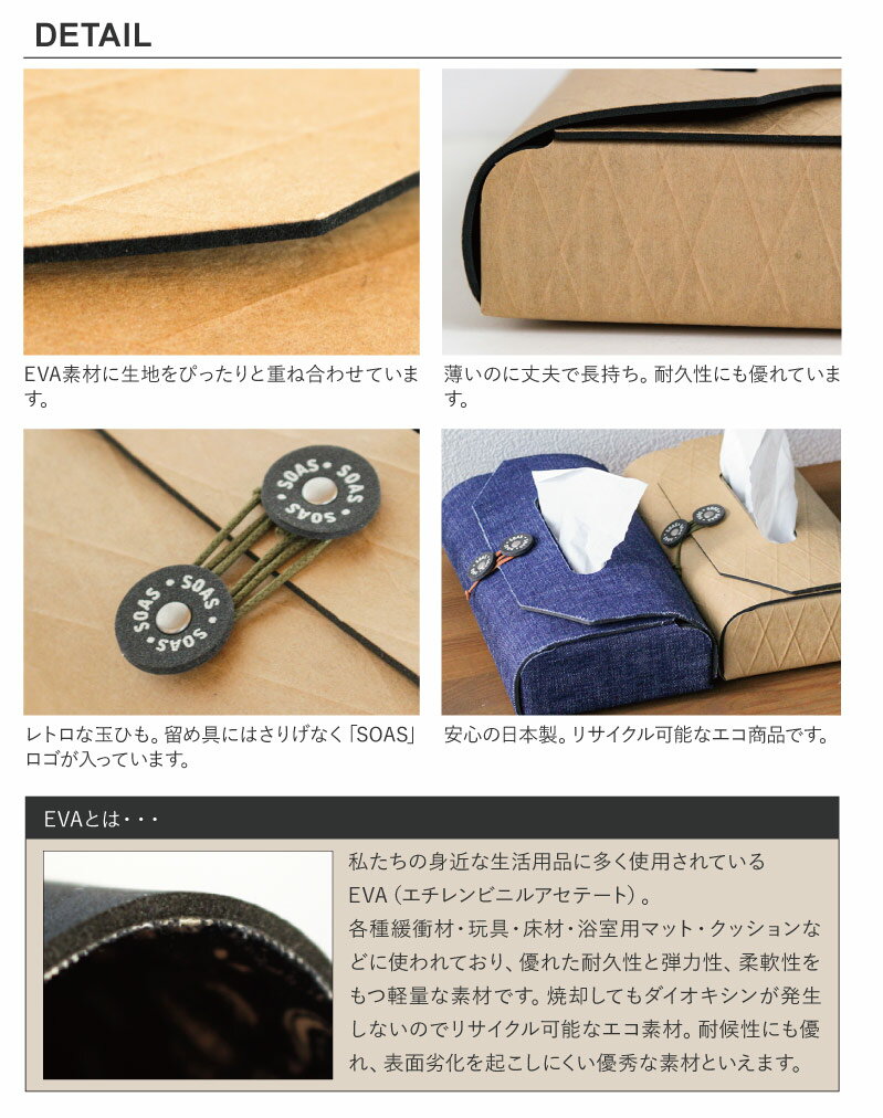 ソフトパック用ティッシュケース SOAS EV...の紹介画像3