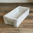 cafemoku リサイクルウッド アンティークボックス 幅28 -1 ホワイト 木製箱 木製ボックス 木製BOX 収納箱 収納ボックス 収納BOX 収納ケース...
