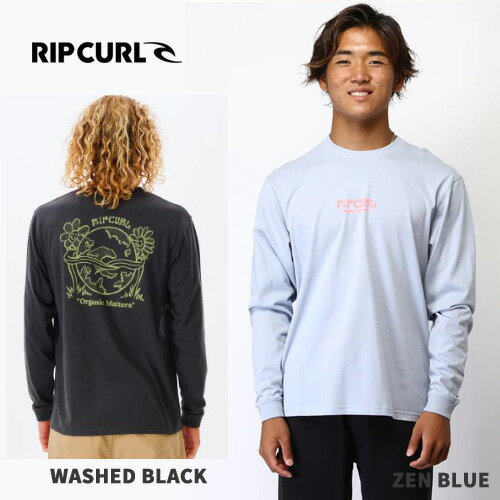 楽天FOLICリップカール　 メンズ　ロンT　RIPCUR SWC ORGANIC L/S TEE メンズ 長袖Tシャツ 00PMTE　サーフィン　サーフアパレル