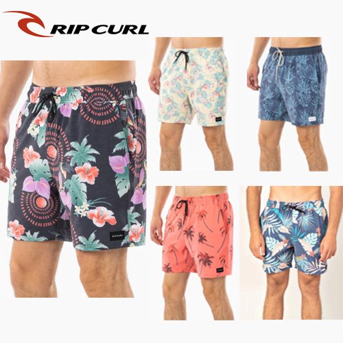 サーフパンツ メンズ リップカール 水陸両用　ウェストゴム　丈短め　ボードショーツ R01-601　RIPCURL　　サーフィン　水着　海パン　トランクス