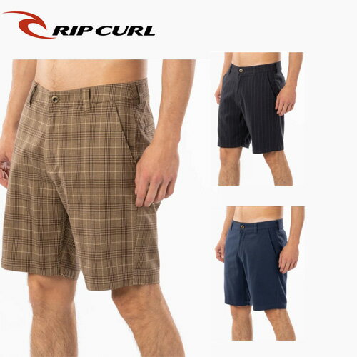 ショートパンツ　メンズ　ハーフパンツ　リップカール 　ウォークパンツ　R01-609　RIPCURLL　綿　カジュアル　ひざ丈　短パン　アパレル　チャック　無地　ブラック