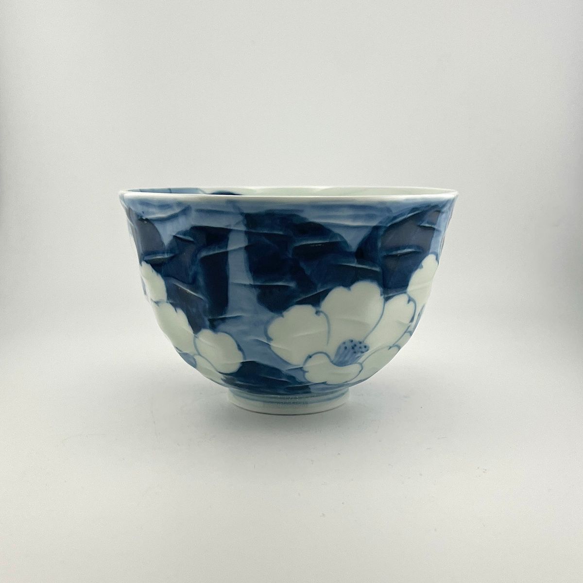 有田焼そうた窯惣太窯染付椿絵多用鉢...