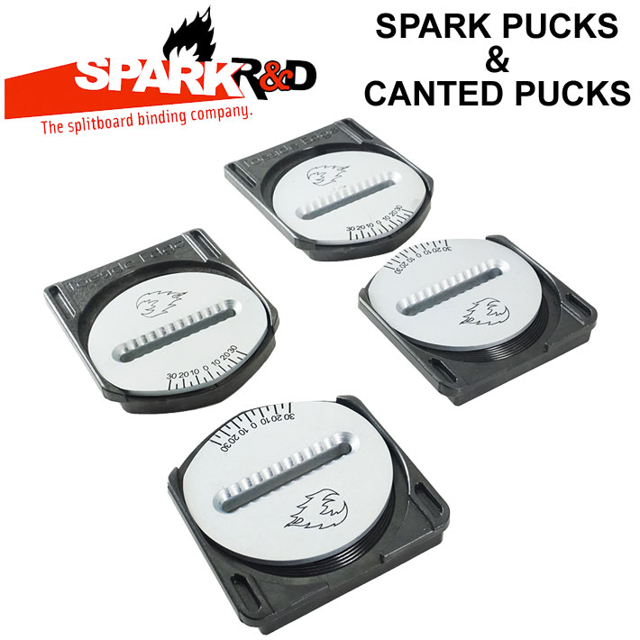 SPARK R＆D スパーク アールアンドディー SPARK PUCKS CANTED PUCKS スプリットボード用 INTERFACE インターフェイス インターフェース パーツ BINDING ビンディング バインディング スノーボード 送料無料