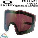 OAKLEY オークリースペアレンズ  Prizm Sage Gold Iridium FALL LINE L／FALL LINE XL／FALL LINE 対応 フォールライン プリズムレンズ スノーゴーグル 日本正規品