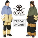  SCAPE TRACK2 JACKET エスケープ トラックツー ジャケット ユニセックス スノーボード スノーウェア