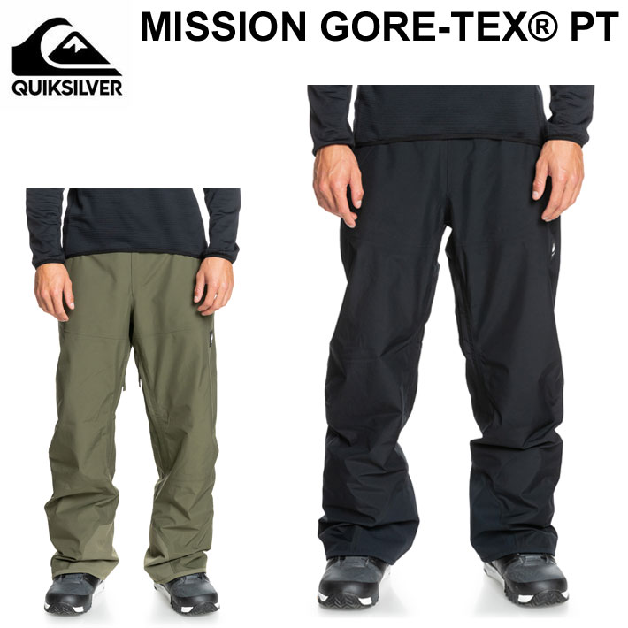 22-23 クイックシルバー ウェア [QPT223404] MISSION GORE-TEX PT QUIK SILVER パンツ メンズ スノーボード スノーウェア【あす楽対応】