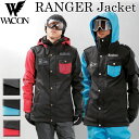 23-24 WACON ワコン RANGER JACKET スノーボードウェア メンズ JACKET レンジャー ジャケット スノボ ジャケット ウェア