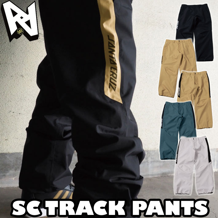 23-24 ダブルエー ハードウェア AA HARDWEAR ウェア パンツ スノーボード SC TRACK PANTS SANTA CRUZ サンタクルーズ ウエア ユニセックス エスシートラックパンツ スノーウェア 日本正規品【あす楽対応】