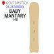 [早期予約] 24-25 ゲンテンスティック ベビーマンタレイ 148cm GENTEMSTICK BABY MANTARAY レディース スノーボード パウダーボード 板 2024 ...