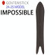[早期予約] 24-25 GENTEMSTICK IMPOSSIBLE ゲンテンスティック 186cm インポッシブル スノーボード パウダーボード ショートキャンバー 板 2024 ...