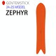 [早期予約] 24-25 GENTEMSTICK ZEPHYR 160 ゲンテンスティック 160cm ゼファー スノーボード パウダーボード アクセルキャンバー 板 2024 202...