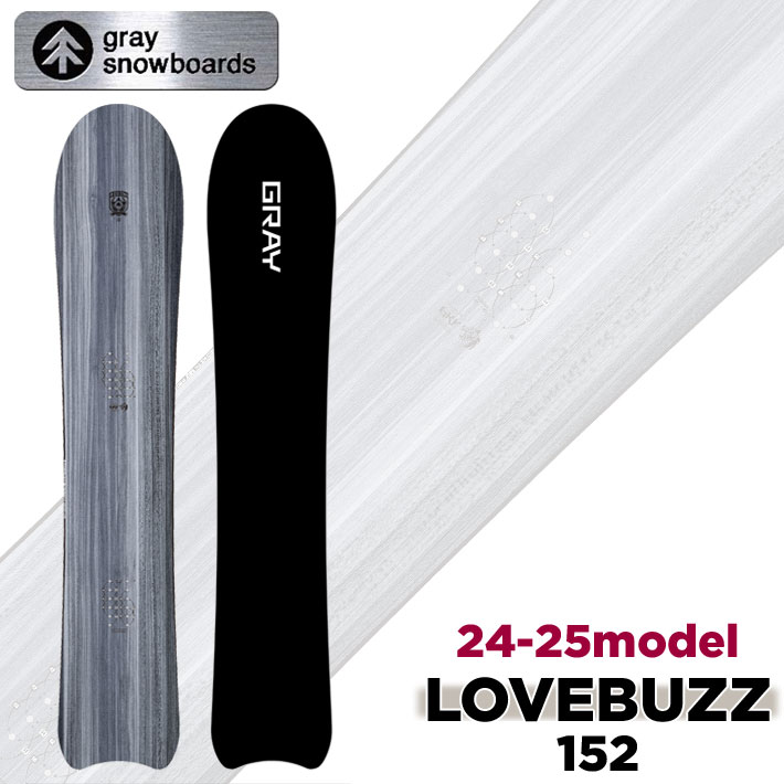 64 3ĹP10ܡ[ͽ] 24-25 쥤 Ρܡ GRAY SNOWBOARDS Lovebuzz 52 Х ֥Х 152cm ѥܡ   2024 2025