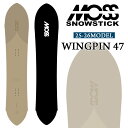 25-26 モス スノースティック PQ49 MOSS SNOWSTICK パウダーボード WING-PIN47 147.5cm POWDER スノーボード ス...