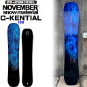25-26 NOVEMBER ノベンバー パウダーボード C-KENTIAL シーケンシャル 156cm ノーベンバー メンズ スノーボード パウダー 板 20...