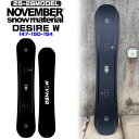 25-26 NOVEMBER ノベンバー スノーボード DESIRE W デザイア ダブル 147cm 150cm 152cm ノーベンバー メンズ スノーボー...