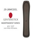 25-26 スノーボード GENTEMSTICK XY 157.3cm ゲンテンスティック エックスワイ アレックス・ヨーダー パウダーボードアクセルキャンバー...