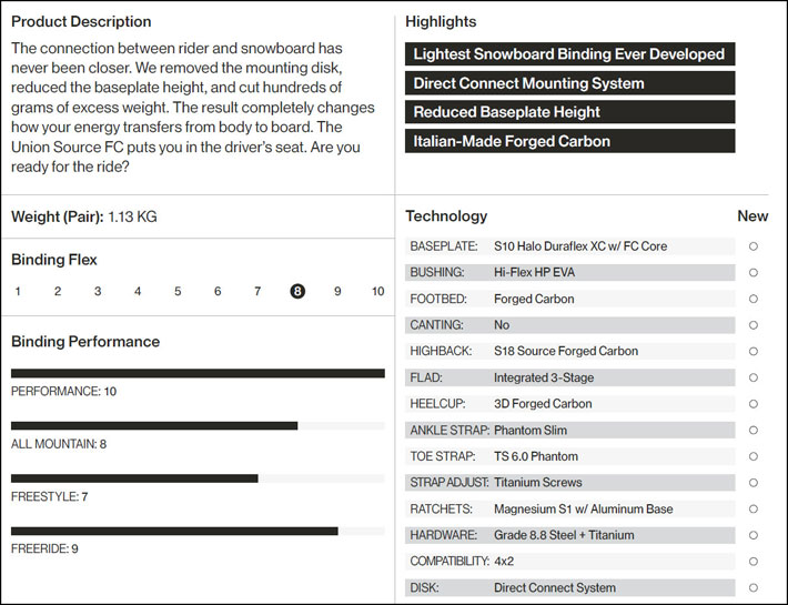 [ͽ����] 26-27 ���Ρ��ܡ��� ��˥��� �ӥ�ǥ��� UNION SOURCE FC ���������ե��� UNION BINDING �Х���ǥ��� 2026 2027 ����������
