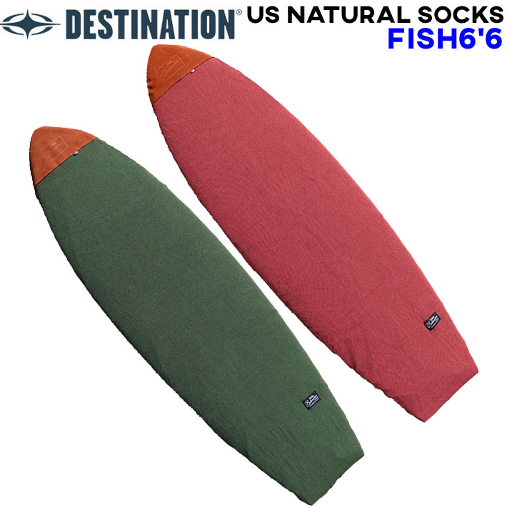 եܡɥ ˥åȥ 6'6 DESTINATION US Natural Socks FISH ˥åȥС եåܡ...