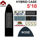 サーフボードケース FRUITION HYBRID CASE ハイブリッド ケース マイクロファイバー 5'10 ショートボード用 フリューション ソフトケース...