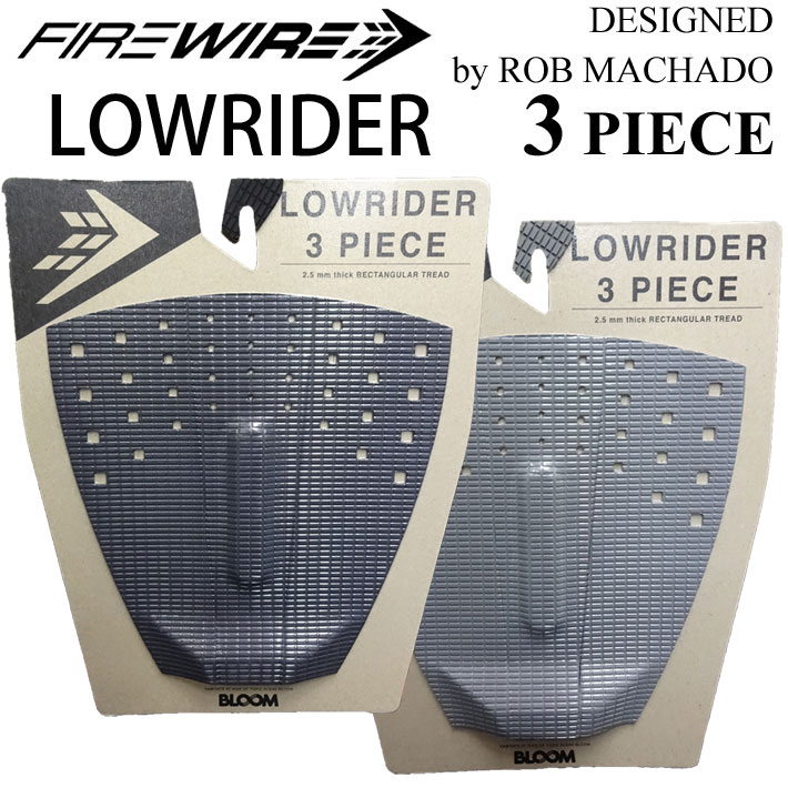 FIREWIRE ファイヤーワイヤー デッキパッド LOWRIDER ローライダー 3ピース トラクション Rob Machado ロブマチャド デザイン ショートボード サーフボード【あす楽対応】