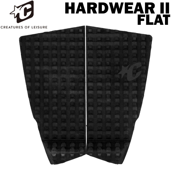 2025 CREATURES デッキパッド クリエイチャー HARDWEAR II FLAT ハードウェア 2 フラット 2ピース サーフィン デッキパッチ トラクション【即】