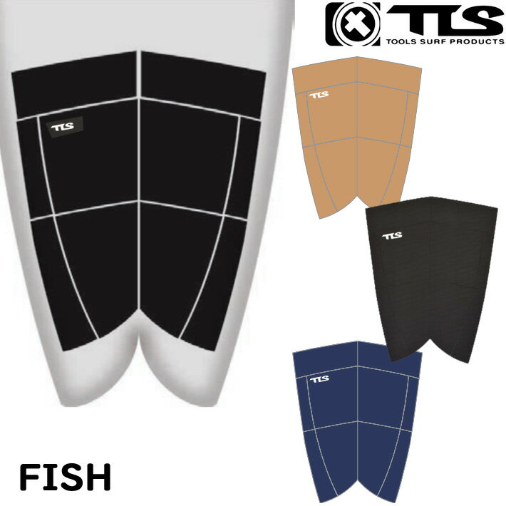 ツールス サーフィンデッキパッド フィッシュ TOOLS FISH 10ピース サーフトラクション レトロフィッシュ