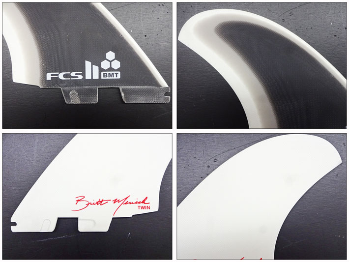 [ポイント20倍！] ショートボード用 サーフボードフィン fcs2 フィン CHANNEL ISLANDS チャンネルアイランド Britt Merrick BMT TWIN FIN ブリットメリック ツイン パフォ−マンスグラス [XL] 2FIN【即】 3