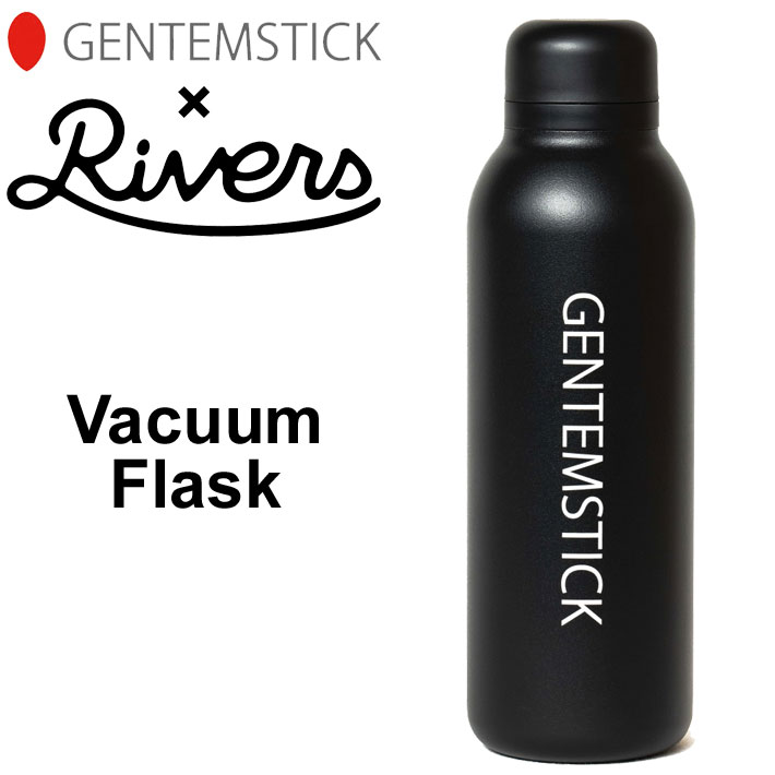 GENTEM STICK × RIVERS ゲンテンスティック リバーズ Vacuum Flask バキュームフラスク ステンレスボトル 水筒 500ml 保温 保冷 魔法瓶 軽量 アウトドア【あす楽対応】