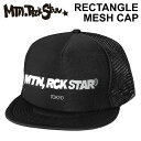 2023 マウンテンロックスター CAP キャップ 帽子 RECTANGEL MESH CAP Mtn. Rock Star ナイロン メッシュ アパレル ユニセックス MOUNTAIN ROCK STAR【あす楽対応】
