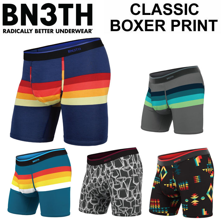  mypakage(マイパッケージ) ベニス BN3TH ボクサーパンツ メンズ ボクサー ロング 下着 インナー アンダーウェア パンツ CLASSIC BOXER BRIEF PRINT  プレゼント ギフト MY PAKAGE マイパッケージ 