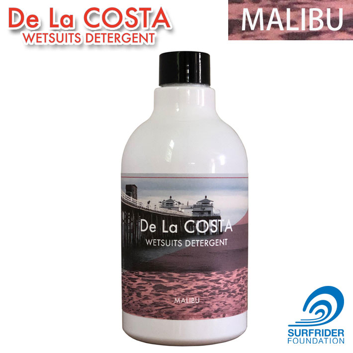 De La COSTA デラコスタ ウェットシャンプー Wetsuits Detergent [MALIBU] ウェットスーツ用 ウェットシャンプー 400ml ウェットスーツ専用アンチエイジング洗剤【あす楽対応】