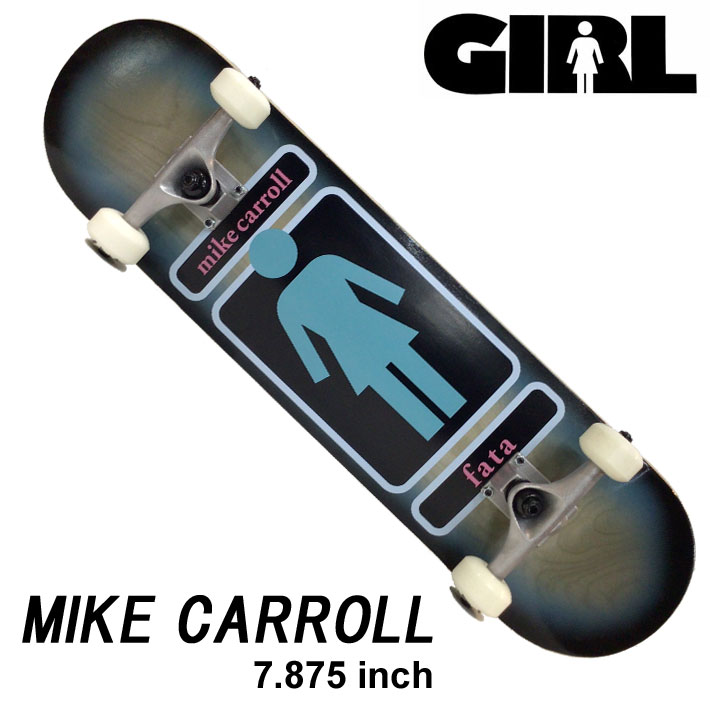 【6月4日～ 3個購入でP10倍】スケートボード コンプリート ガール GIRL MIKE CARROLL マイク・キャロル [GL-102] 完成品 スケボー SKATE BOARD COMPLETE【あす楽対応】