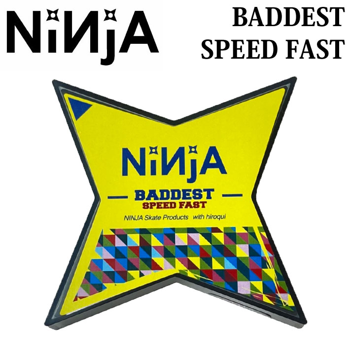  NINJA ベアリング BADDEST SPEED FAST ニンジャ ベアリング オイルタイプ スターケース スケートボード