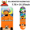 [followsʉi] TOY MACHINE gC}V[ XP[g{[h followsIWi Rv[g 80's MONSTER RAZZMATAZZ (7.75 ~ 31.37) [fs-13] i XP{[ SKATE BOARD COMPLETEyyΉz