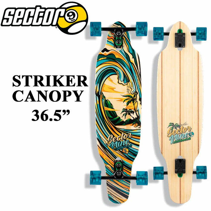 セクターナイン SECTOR9 STRIKER CANOPY 36.5インチ CARVING サーフスケート オフトレ 陸トレ スケートボード SK8 【即】