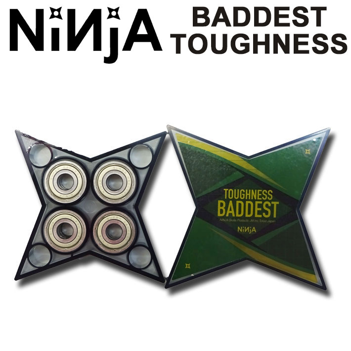 NINJA BEARING ˥󥸥 ٥ BADDEST TOUGHNESS Хåǥ եͥ ٥ ABEC7 ٥ ȥܡ [᡼ȯ]