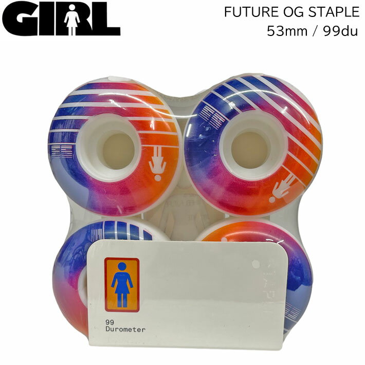 [在庫限り] GIRL ガール スケートボード ウィール 53mm 99DURO [G-8] WHEEL FUTURE【あす楽対応】