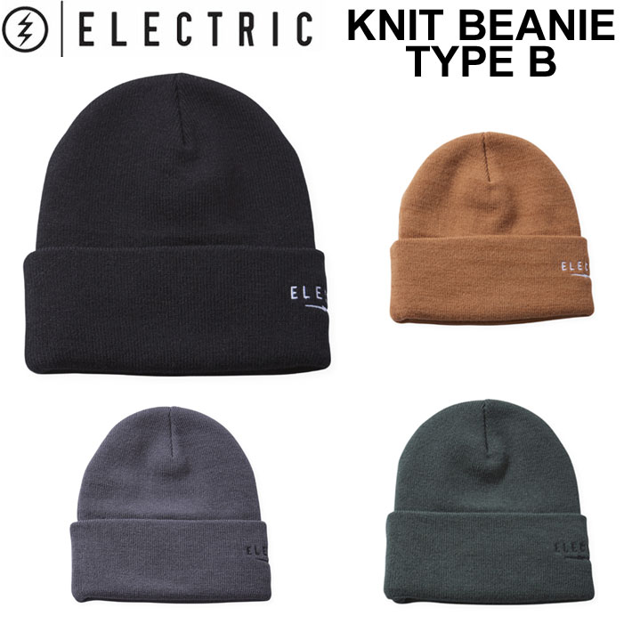 23-24 エレクトリック ELECTRIC ビーニー ニット帽 帽子 KNIT BEANIE TYPE B ニットビーニー スノーボード アウトドア 釣り 日本正規品