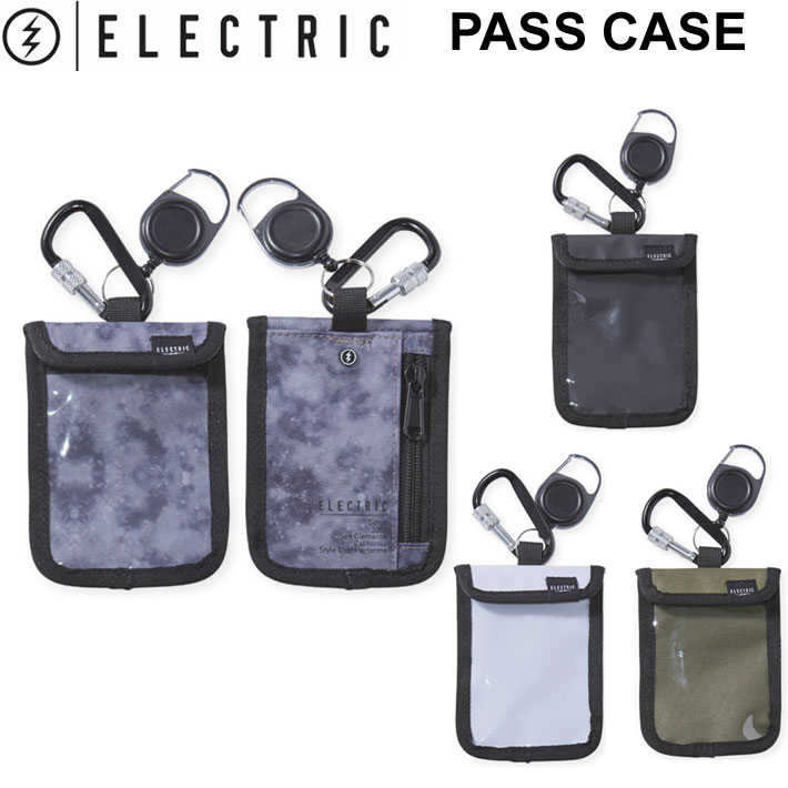 23-24 エレクトリック ELECTRIC パスケース PASS CASE リフト券 カードケース カラビナ 定期 スノーボード 日本正規品【あす楽対応】